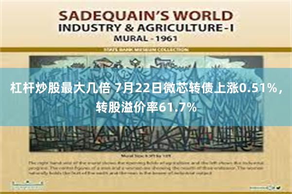 杠杆炒股最大几倍 7月22日微芯转债上涨0.51%，转股溢价率61.7%