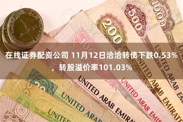 在线证券配资公司 11月12日洽洽转债下跌0.53%，转股溢价率101.03%