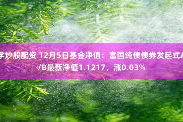 学炒股配资 12月5日基金净值：富国纯债债券发起式A/B最新净值1.1217，涨0.03%