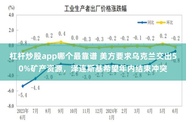 杠杆炒股app哪个最靠谱 美方要求乌克兰交出50%矿产资源，泽连斯基希望年内结束冲突